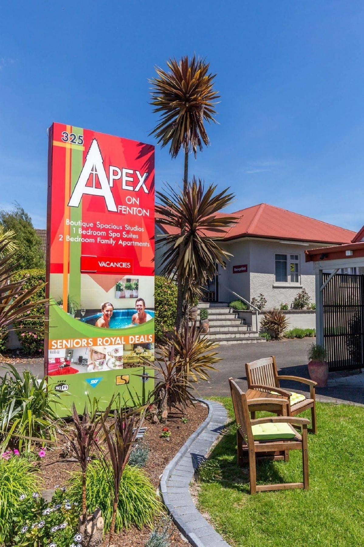 Motel Apex On Fenton Rotorua Exterior foto